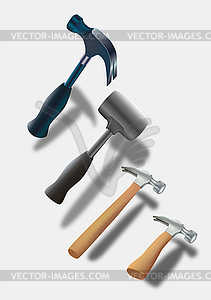 Hammers - vector clip art