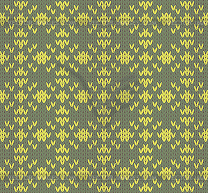 Seamless knit pattern imitation ethnic style - vector image