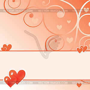 Card for Valentine`s Day - vector clipart