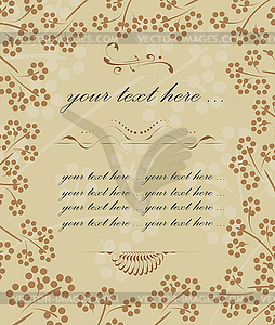 Frame for text - vector clipart