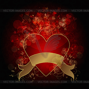 Valentines Background - vector clipart