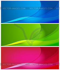 Abstract color backgrounds - vector image