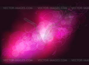 Abstract floral background - vector image