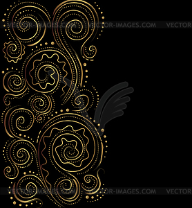 Design ornate background - royalty-free vector clipart