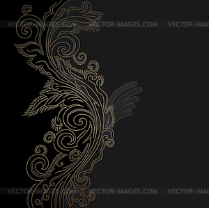 Design ornate background - vector clipart / vector image