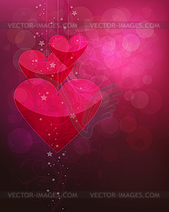 Valentines Background - vector clipart