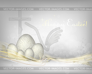 Easter background - vector clip art