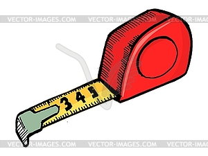 Tape measure - vector clipart