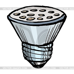 Led lamp - vector clip art