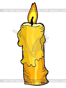 Candle - vector clipart