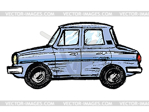 Model of car - vector EPS clipart