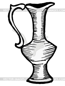 Decorative vase - vector clipart