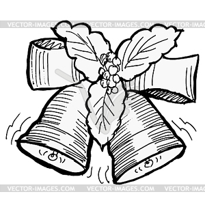 Christmas bells - vector clipart