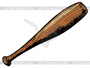 Baseball bat - vector image