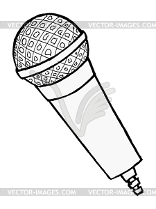 Microphone - royalty-free vector image