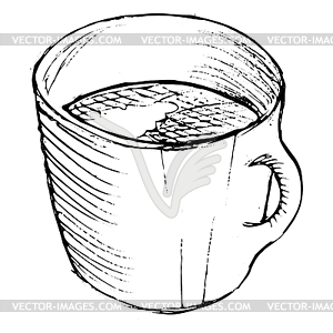 Cup of coffee - vector clipart