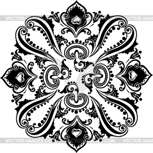 Black pattern - vector image