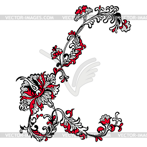 Letter L - vector clipart