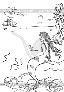 Mermaid - vector clipart