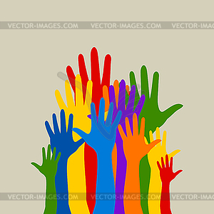 Hands - vector image