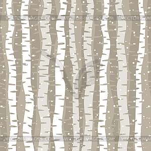 Birch wood - royalty-free vector image