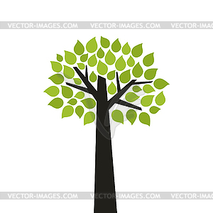 Дерево дерево - иллюстрация в векторном формате