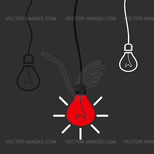 Idea bulb - vector clipart