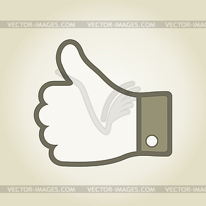 Hand - vector image