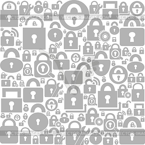 Lock background - vector EPS clipart