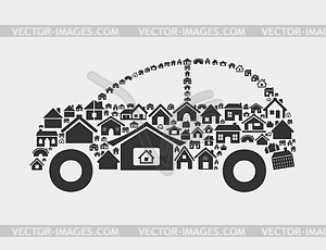 House car - vector image