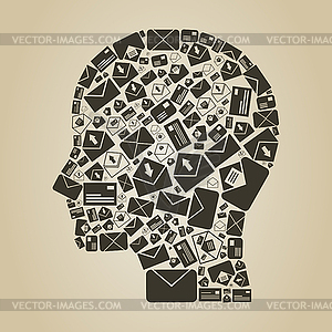 Letter head - vector image