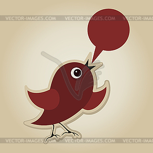 Birdie - vector clipart