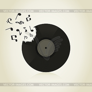 Vinyl - vector image