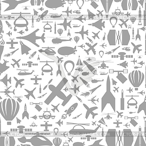 Aircraft background - vector clip art