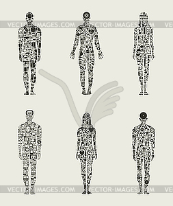 Collection person - vector clipart