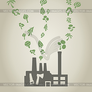 Sawmill - vector clipart