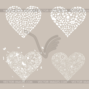 Heart design an element - vector clipart