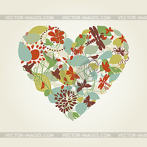 Plant heart - vector clipart