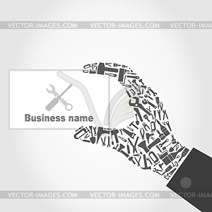 Hand tool - vector EPS clipart