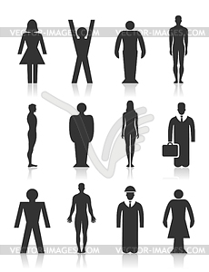 Icon person - vector clipart