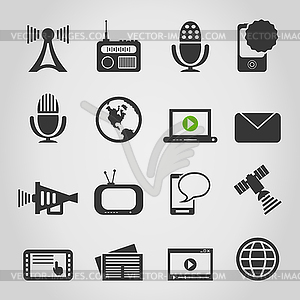 Icon communication - vector clipart