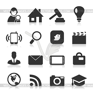 Icon Internet - vector image