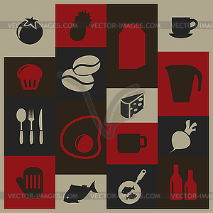 Food - vector clip art