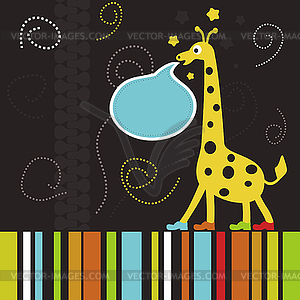 Giraffe - vector image