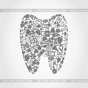 Tooth - vector clipart