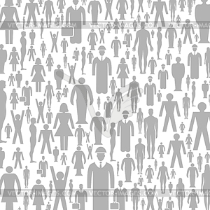 Background person - vector image