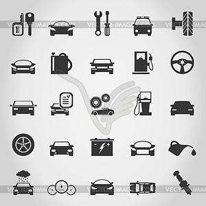 Transport icons - vector image