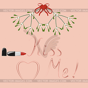 Kiss Me - vector image