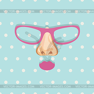 Glasses background - color vector clipart