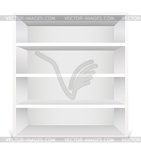 White shelf - vector clipart